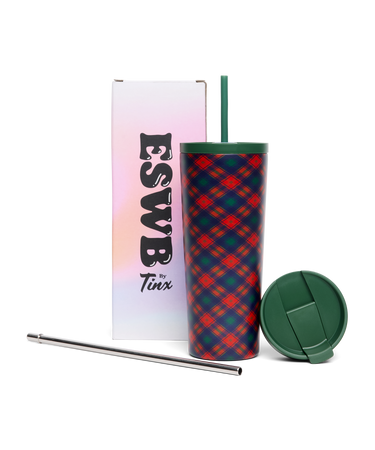Plaid Tumbler